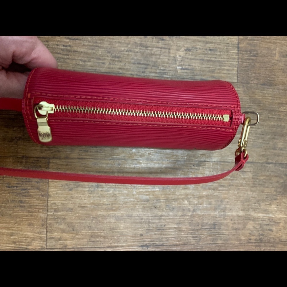 SALE🔥3pcs. Louis Vuitton Vintage Epi Soufflot bag & Pouch & Dust bag-Great CNDTN - Picture 14 of 17